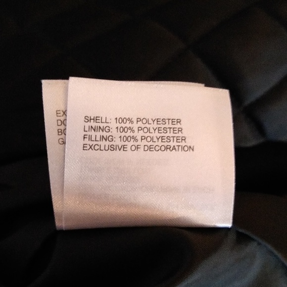 Laundry by design black quilted hooded long jacket/ coat size medium - Picture 8 of 13